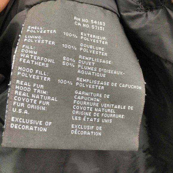 NEW Andrew Marc Miranda Genuine Coyote Fur Trim Hood Down Puffer Chevron Quilted - Picture 4 of 5